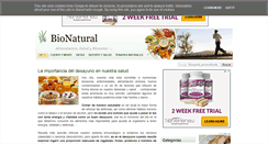 Desktop Screenshot of bionatural.es